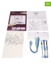 Anchor Stick-Set "Peace" in Blau/ Weiß