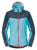 Schöffel Regenjacke "Epic Trail" in Dunkelblau/ Hellblau