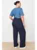 trendyol Marlenehose in Dunkelblau