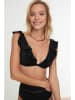 trendyol Biustonosz bikini w kolorze czarnym