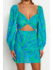 trendyol Jurk blauw/groen