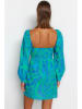trendyol Jurk blauw/groen