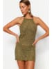 trendyol Strickkleid in Khaki