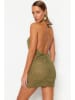 trendyol Strickkleid in Khaki