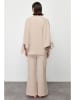 trendyol 2-delige outfit zandkleurig