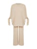 trendyol 2-delige outfit zandkleurig