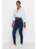 trendyol Spijkerbroek - skinny fit - donkerblauw