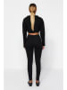 trendyol Dżinsy - Skinny fit - w kolorze czarnym