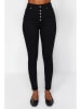 trendyol Dżinsy - Skinny fit - w kolorze czarnym