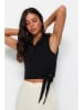 trendyol Top in Schwarz