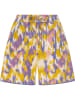 Naturana Shorts in Lila/ Gelb