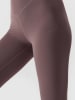 4F Legginsy sportowe w kolorze jasnobrązowym