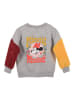 Disney Minnie Mouse Sweatshirt "Minnie" in Grau/ Orange/ Rot
