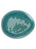 Villa d´Este 6-delige set: dessertborden "The Market" turquoise - Ø 20,5 cm