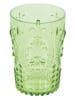 Villa d´Este 6-delige set: glazen "Fashion" oranje/groen - 400 ml