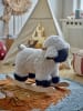 Bloomingville mini Dywan "Leroy" w kolorze niebiesko-pomarańczowym - Ø 130 cm
