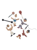Bloomingville 4er-Set: Spielfiguren "Rossaio" - ab 3 Jahren