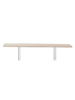 Bloomingville mini Wandregal "Fergus" in Nature - (B)50 x (H)13,5 x (T)10 cm