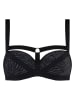Marlies Dekkers Balconette-BH in Schwarz/ Grau