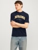 Jack & Jones Koszulka "Caleb" w kolorze granatowym