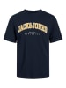 Jack & Jones Koszulka "Caleb" w kolorze granatowym