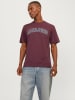 Jack & Jones Shirt "Caleb" pruimkleurig