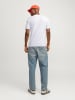 Jack & Jones Koszulka "Caleb" w kolorze białym