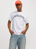 Jack & Jones Koszulka "Caleb" w kolorze białym