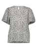 Vila Bluse "Kaya" in Weiß/ Schwarz