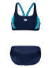 Arena Bikini donkerblauw/turquoise