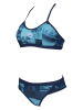 Arena Bikini in Dunkelblau/ Türkis