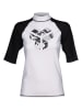 Arena Zwemshirt wit/zwart