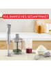 Tefal 4tlg. Set: Stabmixer "Quickchef - HB67MB30" in Silber/ Grau