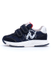 Naturino Leren sneakers "Jesko" donkerblauw/wit