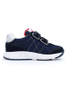 Naturino Leren sneakers "Jesko" donkerblauw/wit