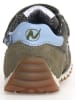 Naturino Leder-Sneakers "Sammy 2" in Khaki/ Hellblau/ Weiß