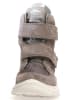 Naturino Leren boots "Geminae" donkergrijs/lichtroze