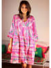 miss goodlife Jurk roze/wit