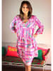 miss goodlife Kleid in Pink/ Weiß