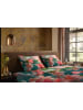 Pure Microvezel beddengoedset "Yeya" petrol/lichtroze