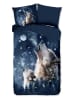 Pure Microvezel beddengoedset "Moon" donkerblauw