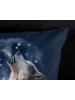 Pure Microvezel beddengoedset "Moon" donkerblauw