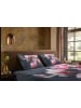 Pure Microvezel beddengoedset "Macy" antraciet/lichtroze