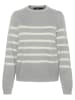 Vero Moda Sweter w kolorze szaro-białym