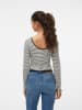 Vero Moda Longsleeve wit/zwart