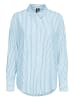 Vero Moda Bluse in Hellblau/ Weiß
