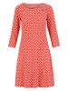 Blutsgeschwister Kleid "Mod a Hula Button" in Rot/ Weiß