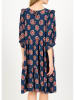 Blutsgeschwister Kleid "Fabala di Farfalla" in Dunkelblau/ Rot/ Bunt