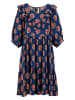 Blutsgeschwister Kleid "Fabala di Farfalla" in Dunkelblau/ Rot/ Bunt