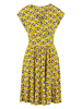 Blutsgeschwister Kleid "La Vie est Belle" in Gelb/ Bunt